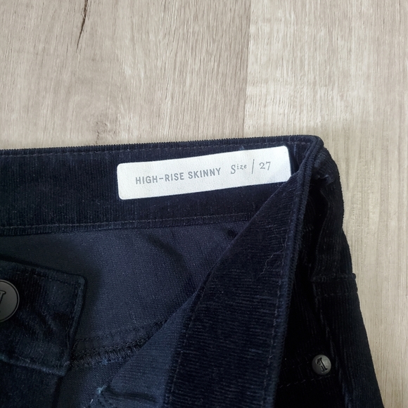 Anthropologie Pilcro and the letterpress Navy Blue Corduroy High-Rise Pants 27 - Picture 9 of 16